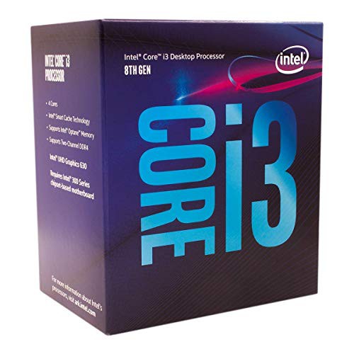Intel Core i3-8100 Desktop Processor 4 Cores up to 3.6 GHz ターボ