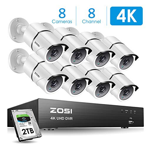 防犯カメラ8台セット ZOSI 4k ultra hd 800万画素 | www.ibnuumar.sch.id