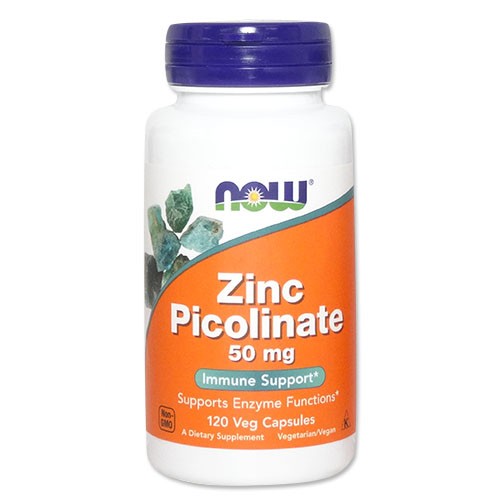 ジンク（ピコリン酸亜鉛） 50mg 120粒《約4ヵ月分》 NOW Foods（ナウフーズ）