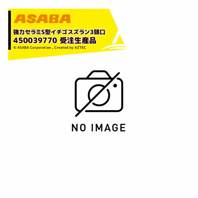 麻場｜asaba 広角・強力セラミタイプ セラミS型イチゴスズラン 3頭口　G1/4 450039770 受注生産品