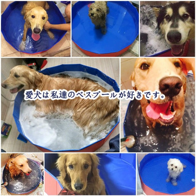 らかく 犬プール お風呂 折り畳み Pvc 30cm 1cmの通販はau Pay