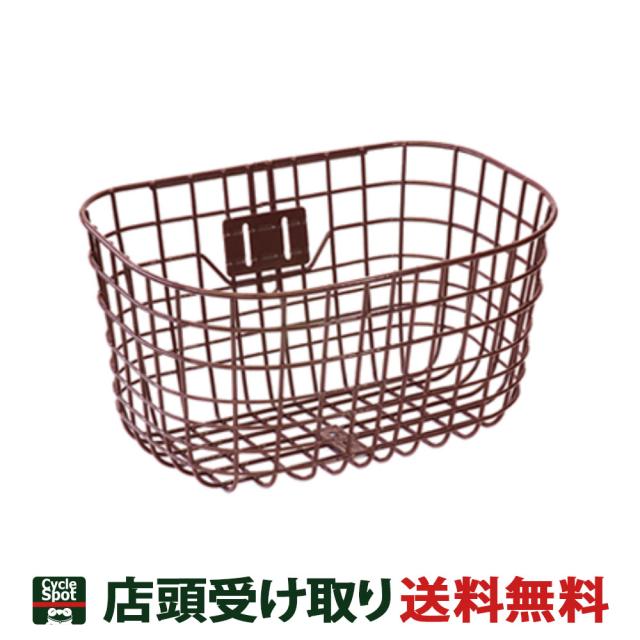 希少 大人気 オフクーポン有 パルミー 自転車 前カゴ Palmy Gk 601 オシャレ丸型ワイヤーカゴ ブラウン セールsale Simasenegal Cilss Int