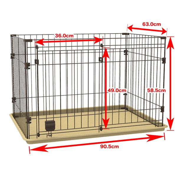 新色登場 Pmj ドッグサークル トイレトレー付 犬用 室内 金属 部屋の汚れを防ぎ 手入れも簡単なプラスチックトレー付 トレー裏にはフローリングに 安いそれに目立つ Www Iacymperu Org