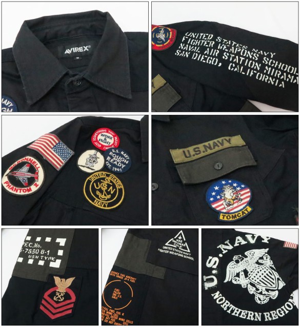 定番特価 AVIREX アビレックス 長袖 リメイク ミリタリー シャツ REMAKE MILITARY SHIRT AVI6105136の通販はau PAY マーケット - アースマーケット|商品ロットナンバー:463628763 超特価在庫