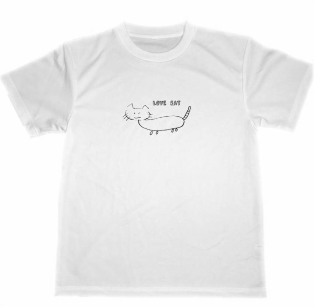 ネコ ドライ Tシャツ イラスト ゆるキャラ グッズ 猫