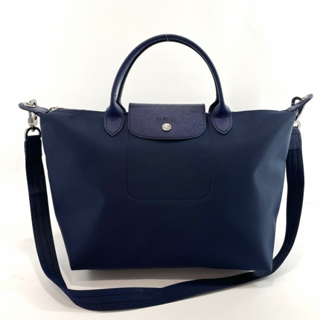 期間限定特価 Longchamp ロンシャン トートバッグ 0875 563 ル プリアージュ ネオ ナイロン レザー ネイビー レディース 21新作 Farmerscentre Com Ng