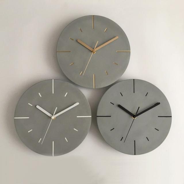 包装無料 送料無料 シンプル グレーベース ゴールド ブラック ホワイト 時計 インテリア Clock クロック 壁掛け ウォール ウォッチ オシャレ 超特価セール Ymcuae Com