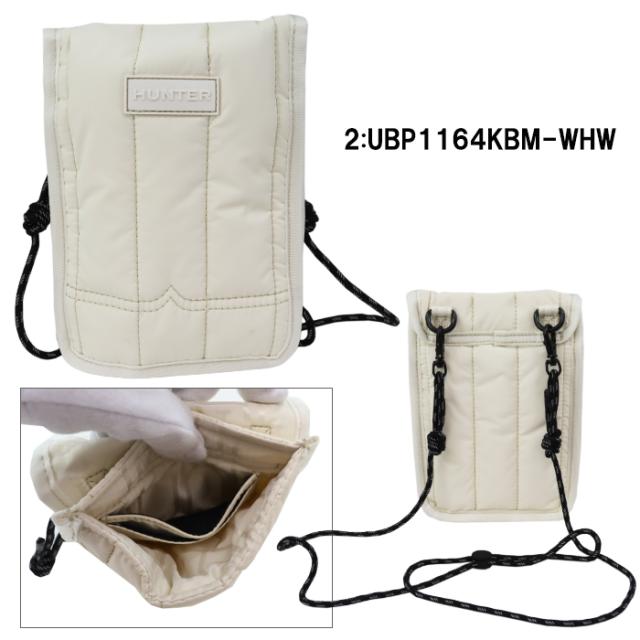 ハンター HUNTER バッグ UBP1164KBM U PUFFER INTREPID PHONE POUCH ショルダーバッグ ポーチ