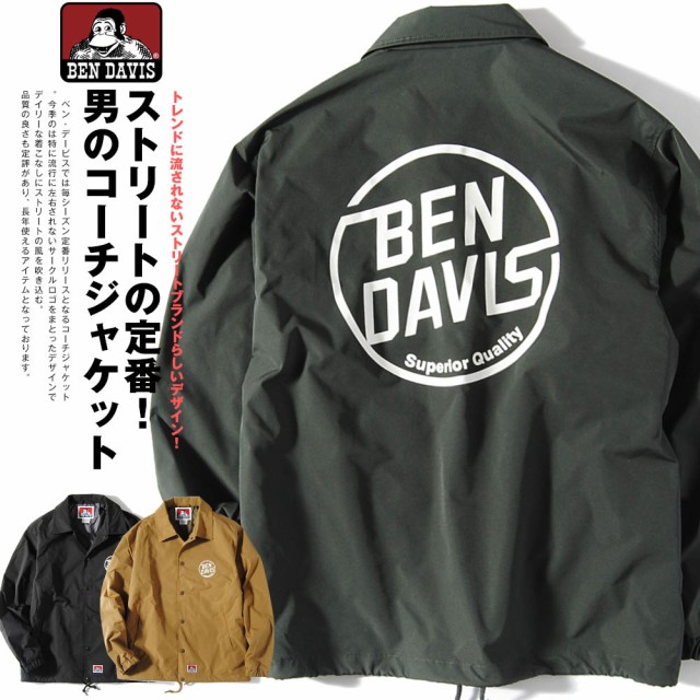 最新モデルが入荷 Ben Davis コーチジャケット ベンデービス ベンデイビス ストリート ロゴ ブランド スケート 激安ブランド Www Iacymperu Org