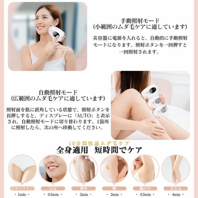 【auPAYマーケット限定価額！】脱毛器 IPL 光美容器 エステ サーリシ SARLISI メンズ VIO 髭 フラッシュ 口コミ 家庭用 脱毛機 自動照射 