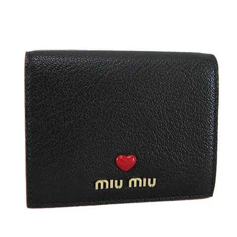 21秋冬新作 ミュウミュウ Miu Miu レディース 2つ折財布 サイフ 5mv4 2bc3 Nero F0002 ブラック Madras Love マドラス ラの通販はau Pay マーケット World Club 19 商品ロットナンバー