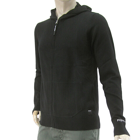 輝く高品質な リプレイ Replay メンズ ジップニットパーカー Uk3062 G990 ブラック 098 ジップパーカー ジップアップパーカー 長袖 セール 返品送料無料 Diquinsa Com Mx