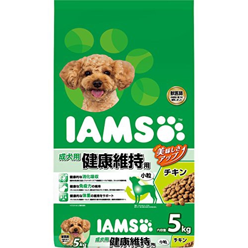 送料無料 アイムス Iams 成犬用 健康維持用チキン 小粒 5kg ドッグフード の通販はau Wowma ワウマ ｎｓｓｄｏｒｅａｍ 商品ロットナンバー