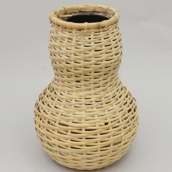 人気ブランドを 茶器 茶道具 籠花入れ 篭花入れ 掛置兼用 瓢籠 籐組 国産 激安単価で Majconsults Com