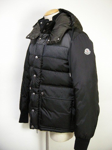 メンズ Moncler モンクレール Wilms メンズ 15 16年a W マーケット ミッケ 商品ロットナンバー Aw 秋冬新作ウール切替フードダウンジャケット 999 ブラック 黒 Wool フーデッド サイの通販はau Pay ウール