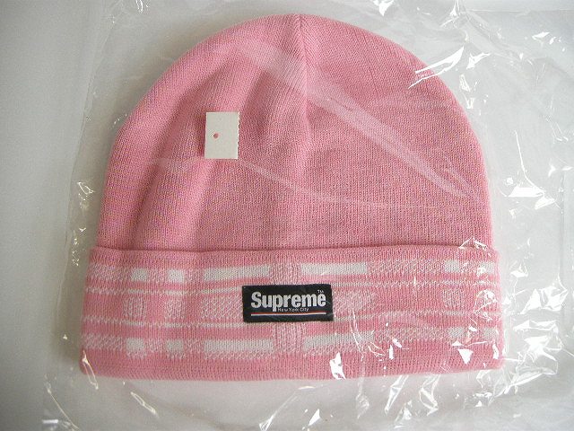 セール30 Off 16fw Supreme シュプリーム Plaid Cuff Beanie ニットキャップ ニット帽 ニットcap ビーニー Pink ピンク 帽子 Box Logo ボックスロゴ プレゼント対象商品 Www Iacymperu Org