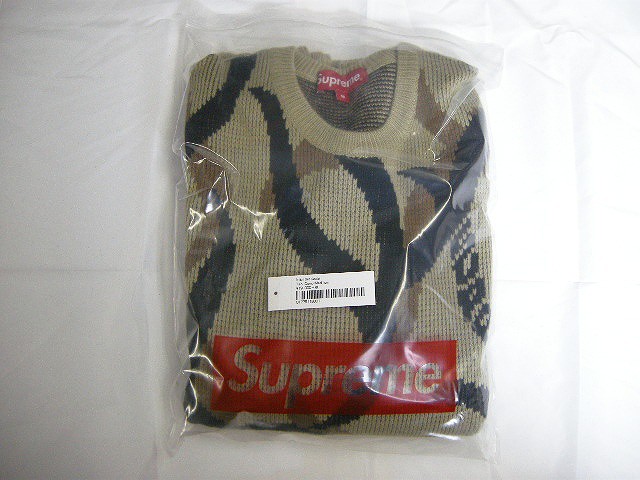 2019AW/Supreme/シュプリーム/Tribal camo Sweater/トライバルカモ ニットセーター/迷彩/カモフラージュ