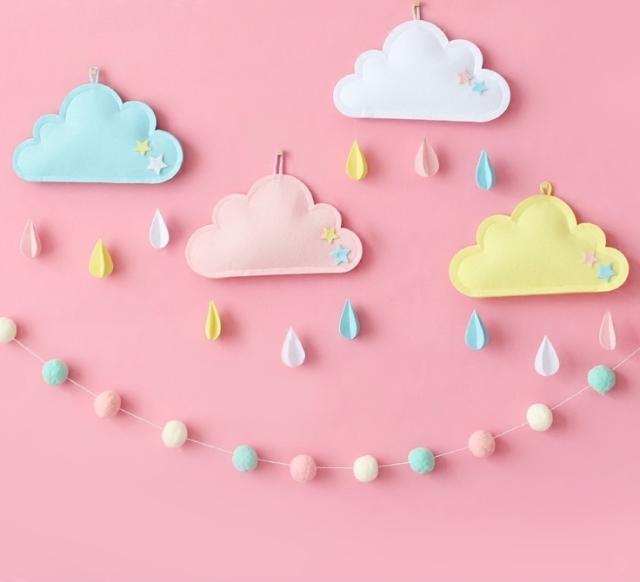 3個セット ガーランド 子供部屋 吊るし飾り 置物 デコレーション インテリア 北欧 壁飾り オーナメント 雲 雨 かわいい おしゃれ ゆめかの通販はau Pay マーケット Coloring Life 商品ロットナンバー