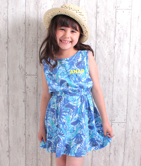60 Off リーフ総柄ワンピース アナップキッズ Anap Kids キッズ ワンピース キッズ女の子 子供服 緑 青 グリーン ブルー 夏物 春夏 の通販はau Wowma ワウマ Anap Au Wowma 店 商品ロットナンバー