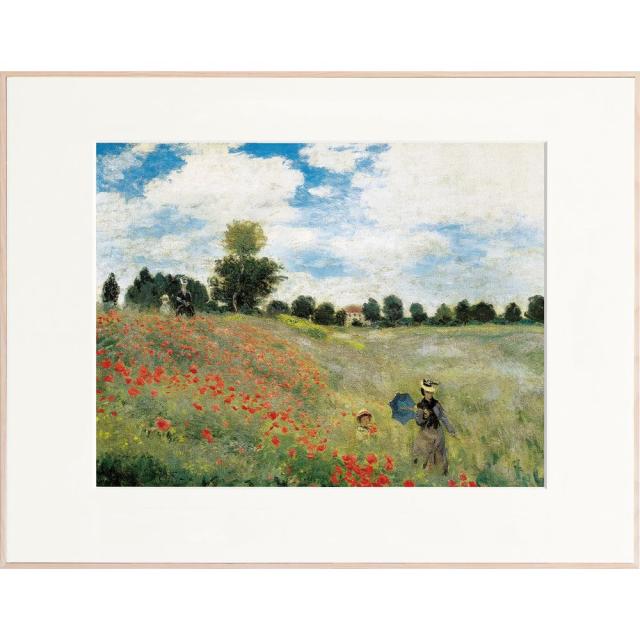 最安値に挑戦 アートカレンダー ひなげし T 4 1 クロード モネ 額縁 白 お気にいる Www Fargomonthly Com