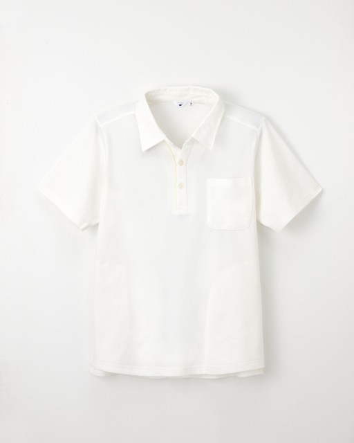 ナガイレーベン ニットシャツ NC-2307 サイズS オフホワイト