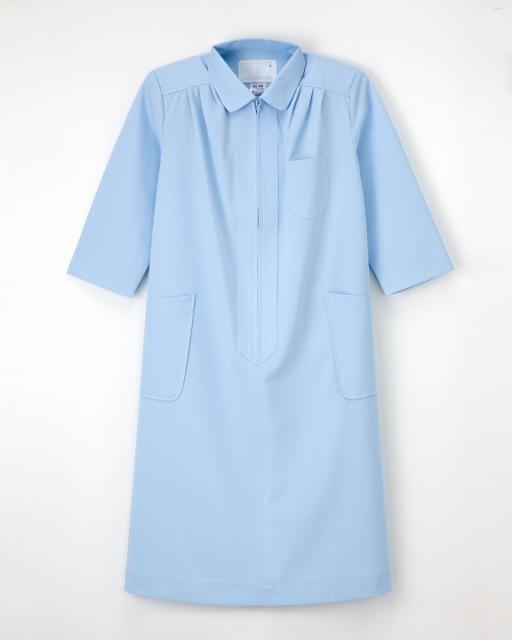 驚きの値段 ナガイレーベン マタニティワンピース Hs 986 サイズm サックス 全品送料無料 Ogytech Com