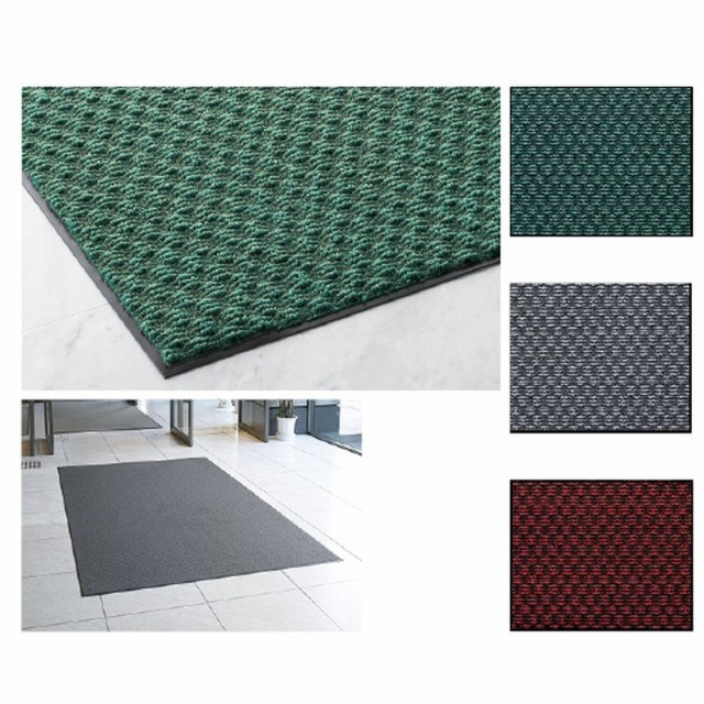 ロンステップ吸水マット300 レッド（R） F-125-12（900X1200MM） 1枚 山崎産業 23-5006-0003