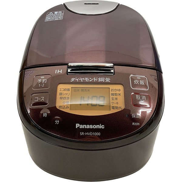 即日出荷 パナソニック Panasonic IHジャー炊飯器 5.5合炊き 1.0L ブラウン SR-HVD1000-T