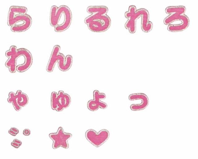 文字ワッペン ひらがな シンプル 小 ら 記号 2枚 名前 アイロン 男の子 女の子 名入れ お名前 文字 アップリケ Cpの通販はau Pay マーケット アップリケ通販 ブロドリー 商品ロットナンバー