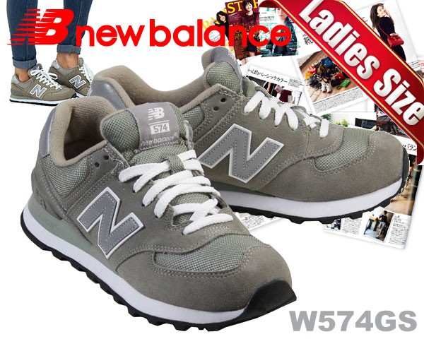 ニューバランス スニーカー 574 New Balance W574gs グレー W574