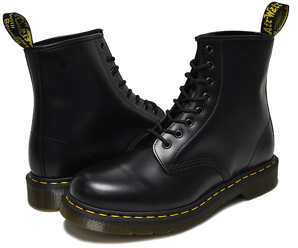 martens 1460 black smooth