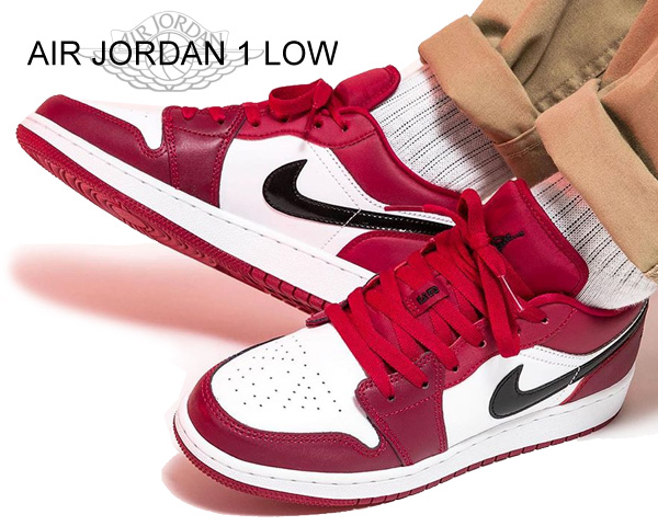 ロー 1 ナイキ 1 ローカット エアジョーダン Low 靴 シューズ Nike Air Air スニーカー Red Black White 604 Jordan Noble Aj1 ノーブルレッド ボルドー