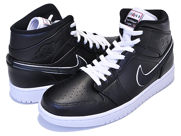 jordan ones black and white