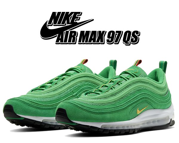 ナイキ エア マックス 97 オリンピック Nike Air Max 97 Qs Lucky Green Metallic Gold Ci3708 300 スニーカー Am97 五輪 ラッキー グの通販はau Pay マーケット Ltd Online 商品ロットナンバー