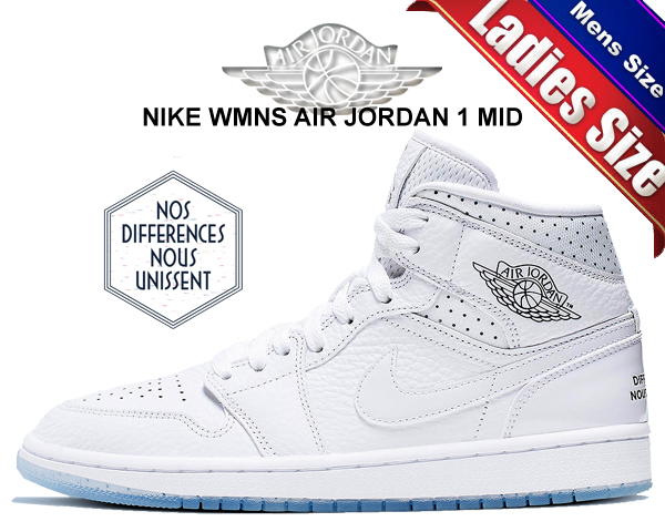 ナイキ ウィメンズ エアジョーダン 1 ミッド Nike Wmns Air Jordan レディース Navy White スニーカー Mid Ci9100 100 Aj1 市販 Midnight
