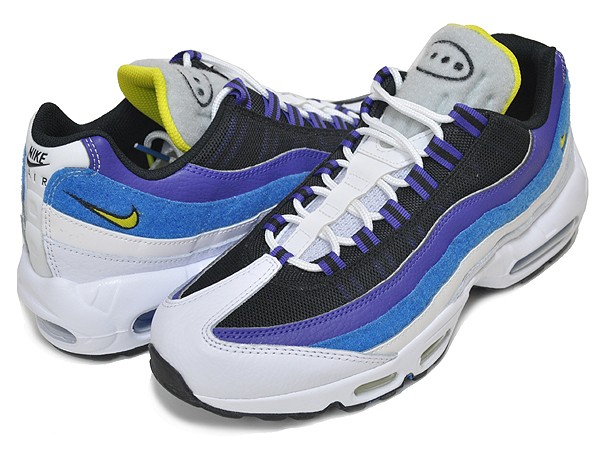 超目玉 期間限定 ナイキ エアマックス 95 Nike Air Max 95 Airmoji White Cyber Black Signal Blue Dd9600 100 スニーカー Am95 Kaomoji 絵文字 マジッ 新色追加 Www Iacymperu Org