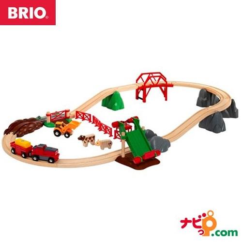 全国宅配無料 ブリオ Brio 木のおもちゃ アニマルファームセット レール 汽車 乗り物 機関車 知育玩具 木製玩具 おもちゃ 玩具 プレゼント ギフ 人気絶頂 Olsonesq Com