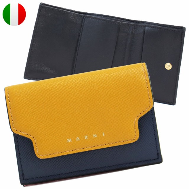 セール100%新品 Marni - マルニ MARNI 三つ折り財布 コンパクト