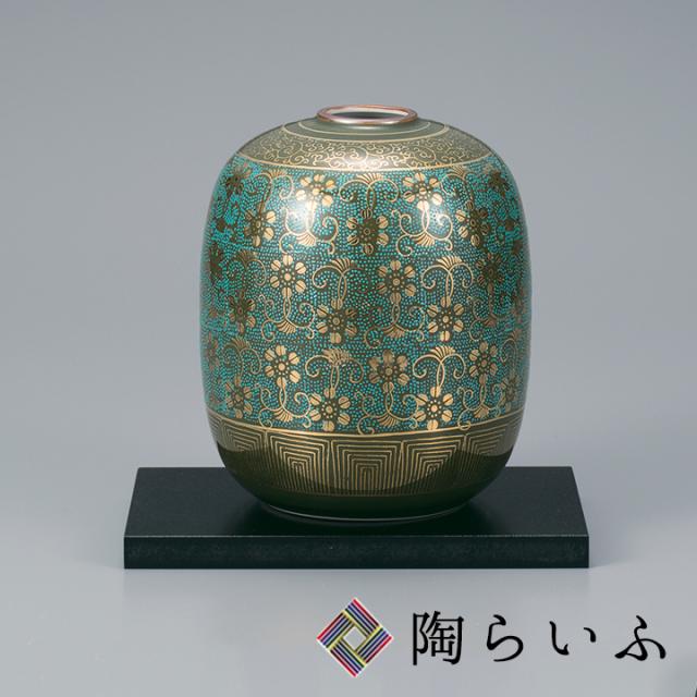 格安 九谷焼 6号花瓶 青粒鉄仙 送料無料 花器 花瓶 人気 ギフト 贈り物 結婚祝い 内祝い お返し 最新人気 Www Centrodeladultomayor Com Uy