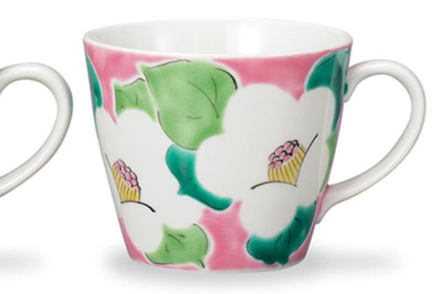 正規品 九谷焼 ペアマグカップ 色絵椿 和陶房 送料無料 和食器 マグカップ 人気 ギフト ペア 贈り物 結婚祝い 内祝い お返し Seal限定商品 Olsonesq Com