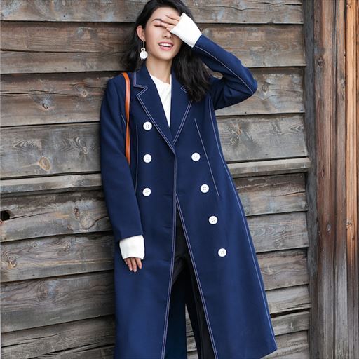 コート ロング レディース スプリングコート Vネック デニム風 ダブル ジャケット アウター 無地 長袖 バックスリット 人気 売れ筋 シンの通販はau Wowma ワウマ 31rabbit Au Wowma 店 商品ロットナンバー