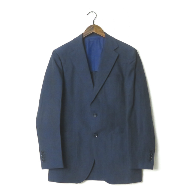 豊富な大人気 BEAMS F ビームスエフ 19SS 日本製 DALSASSO ウールリネンソリッドスーツ 21-17-1109-731 48/8R ネイビー セットアップ 3Bジャケット 1プの通販はau PAY マーケット - ブランド古着 LOOP Wowma!店|商品ロット 高品質最新作