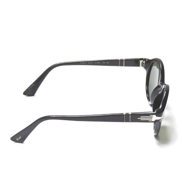 定番高品質 persol 眼鏡 メガネの通販はau PAY マーケット - ブランド古着 LOOP Wowma!店|商品ロットナンバー:509001564 ペルソール イタリア製 3098-S ラウンドシェイプサングラス ブラック/グリーン 47□21-140 安い好評