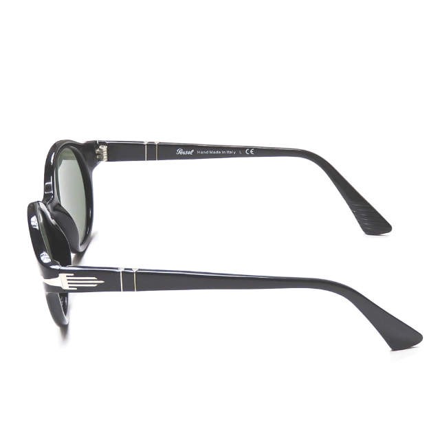 定番高品質 persol 眼鏡 メガネの通販はau PAY マーケット - ブランド古着 LOOP Wowma!店|商品ロットナンバー:509001564 ペルソール イタリア製 3098-S ラウンドシェイプサングラス ブラック/グリーン 47□21-140 安い好評