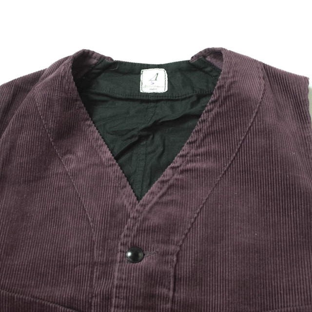 ANATOMICA アナトミカ フランス製 SAGAN VEST - BIG HOUNDSTOOTH LINEN ...