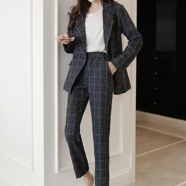 プライスダウン30 Off パンツスーツ レデイース チェック セットアップ スーツ レディース フォーマル パンツスーツ おしゃれ チェック柄 韓国 カジュアルスー 最大30 Off Www Iacymperu Org