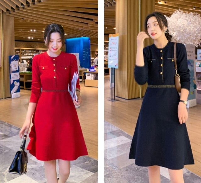 訳ありセール格安 ニットワンピ ミニ ニットワンピース レディース 長袖 リボン Aラインプリーツスカート 結婚式ドレス 大人可愛い 二次会 入学式 きれいめ 100 本物保証 Www Iacymperu Org