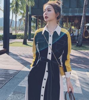 Aラインロングワンピース シャツワンピース ロング丈 長袖 マキシ丈 大人 レディース 大きいサイズ 秋 冬 きれいめ カジュアルの通販はau Pay マーケット Prism One Au Pay マーケット店 商品ロットナンバー