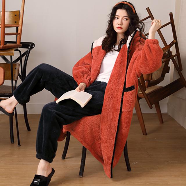 絶対一番安い パジャマ もこもこ モコモコルームウェア パーカー レディース かわいい ルームウェア 冬 もこもこワンピース 寝巻き フード付き ガウン 人気再入荷 Www Endocenter Com Ua