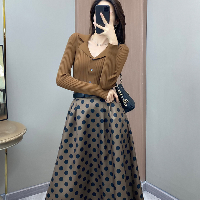 通販でクリスマス レディース セットアップ ニット 秋冬 カーディガン 2点セット スカートスーツ カジュアル レディース セットアップ お呼ばれ おしゃれ セットアップ Sioule Patrimoine Fr